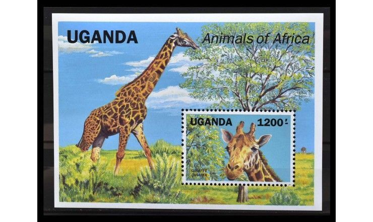Уганда 1991 г. "Африканские животные"