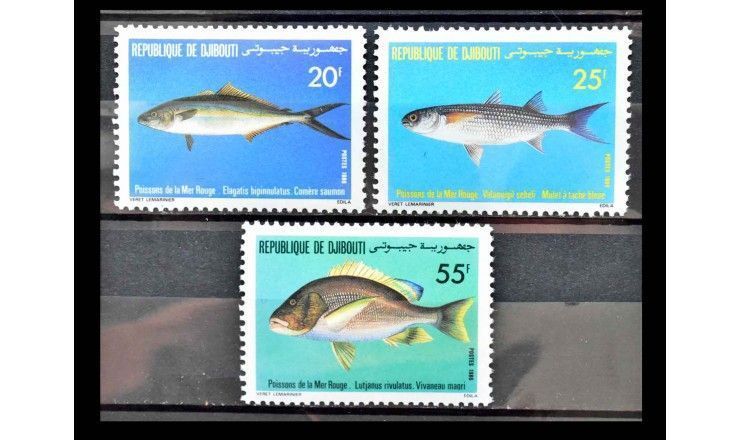 Джибути 1986 г. "Рыбы"