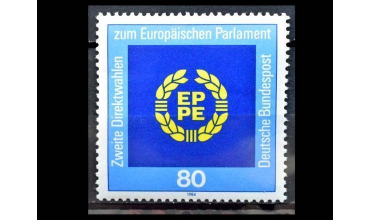 ФРГ 1984 г. "Эмблема европейского парламента"