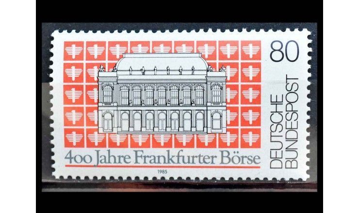 ФРГ 1985 г. "400 лет Франкфуртской фондовой бирже"