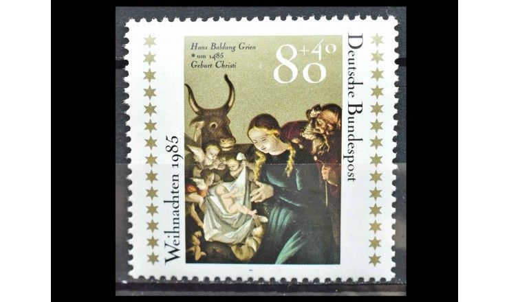 ФРГ 1985 г. "Рождество: 500 лет со дня рождения Ханса Бальдунга"