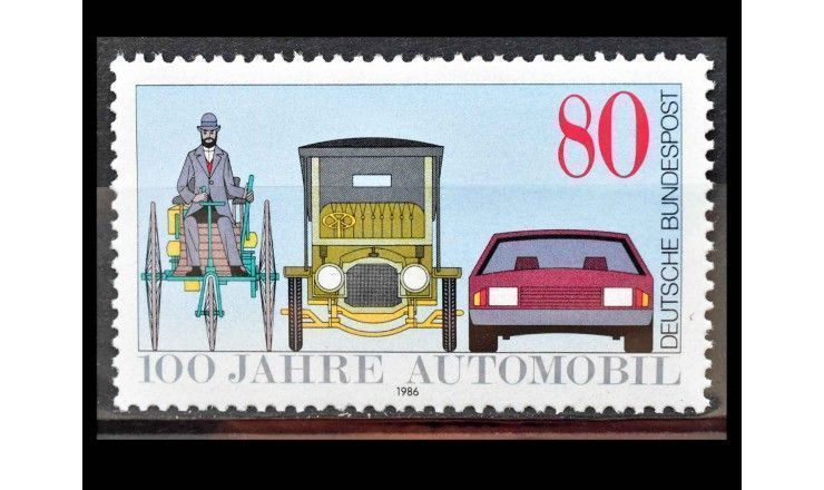 ФРГ 1986 г. "100 лет автомобилю"