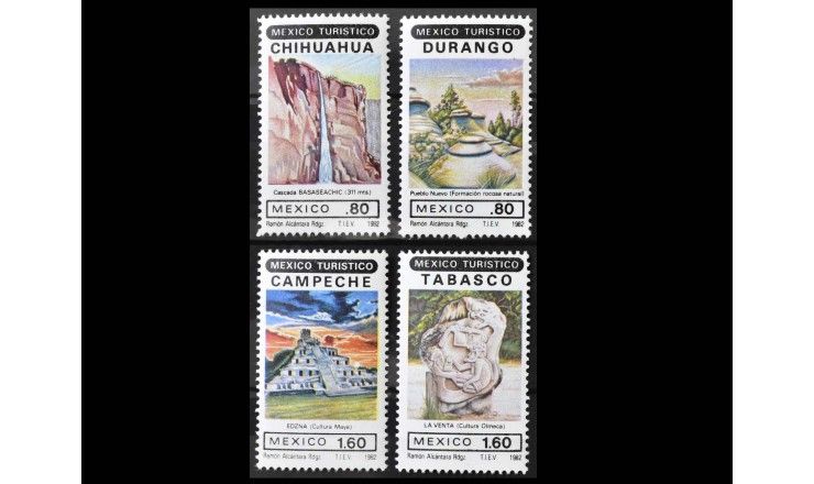 Мексика 1982 г. "Туризм"
