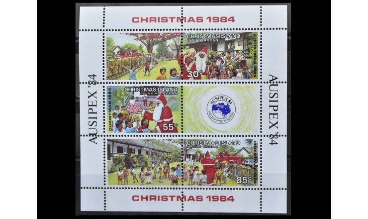 Остров Рождества 1984 г. "Рождество: Международная выставка марок AUSIPEX'84, Мельбурн"