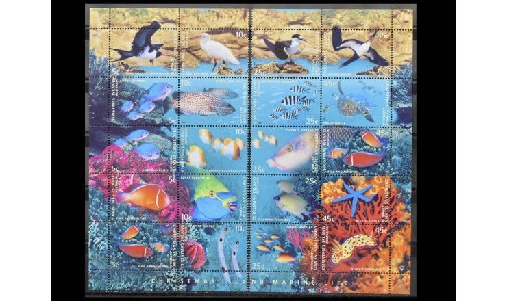 Остров Рождества 1998 г. "Морская среда обитания"