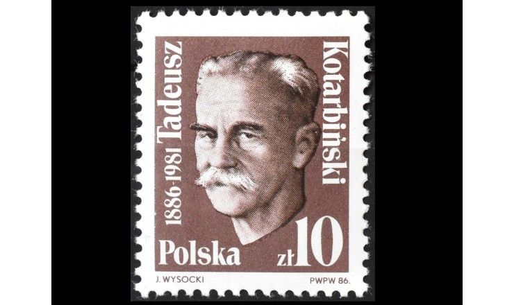 Польша 1986 г. "100 лет со дня рождения Тадеуша Котарбинского"