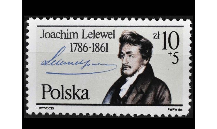 Польша 1986 г. "200 лет со дня рождения Иоахима Лелевеля"