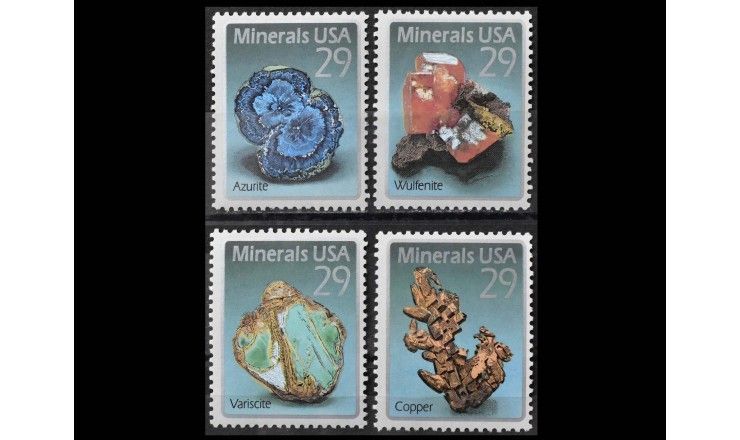 США 1992 г. "Минералы"