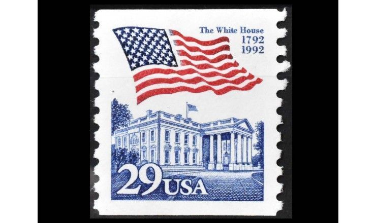 США 1992 г. "Стандартные марки: Флаги"