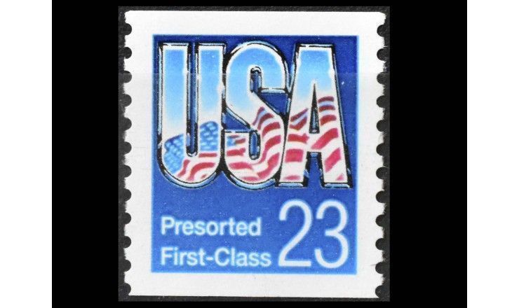 США 1992 г. "Стандартные марки: Флаги" 