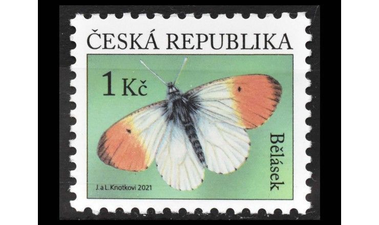 Чехия 2021 г. "Бабочки"
