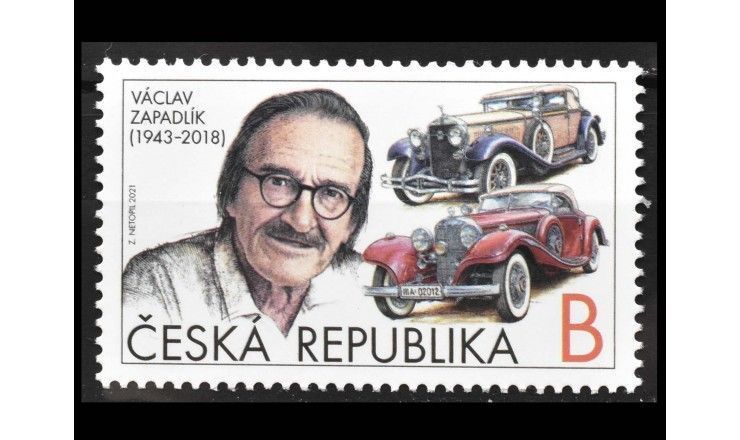 Чехия 2021 г. "Традиция изготовления чешских марок: Вацлав Западлик"