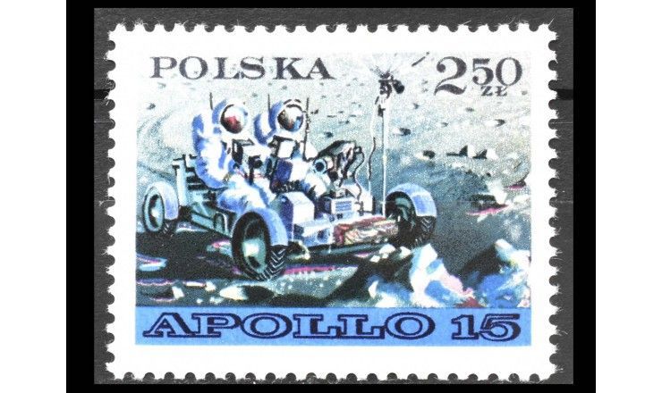 Польша 1971 г. "Аполлон-15" 