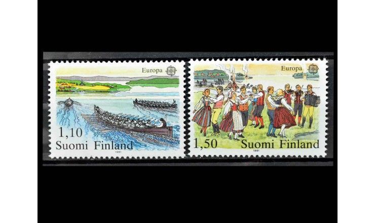 Финляндия 1981 г. "Европа: Фольклор"