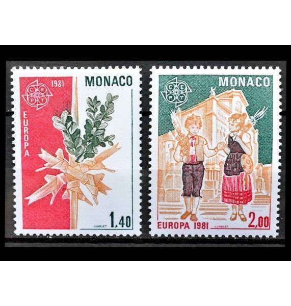 Монако 1981 г. "Европа: Фольклор"