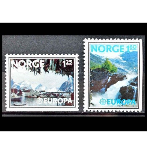 Норвегия 1977 г. "Европа: Пейзажи"