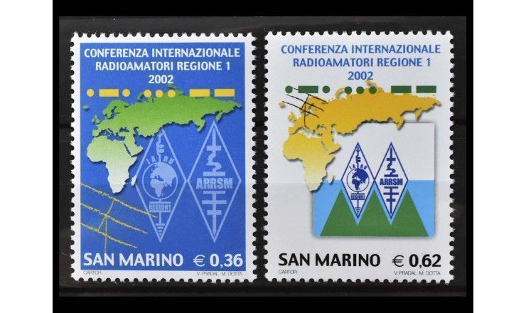 Сан-Марино 2002 г. "Международная конференция радиолюбителей"