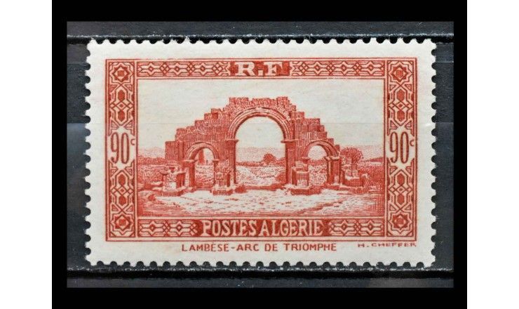 Алжир 1939 г. "Ландшафты с буквам "RF"