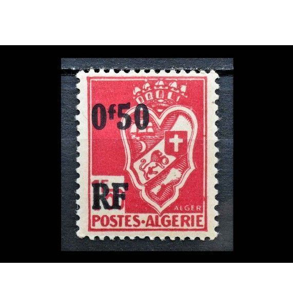 Алжир 1946 г. "Стандартные марки с буквам "RF" (надпечатка)