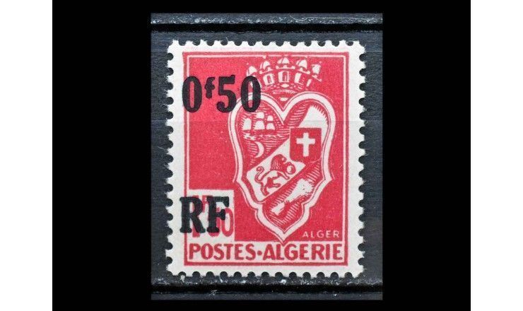 Алжир 1946 г. "Стандартные марки с буквам "RF" (надпечатка)