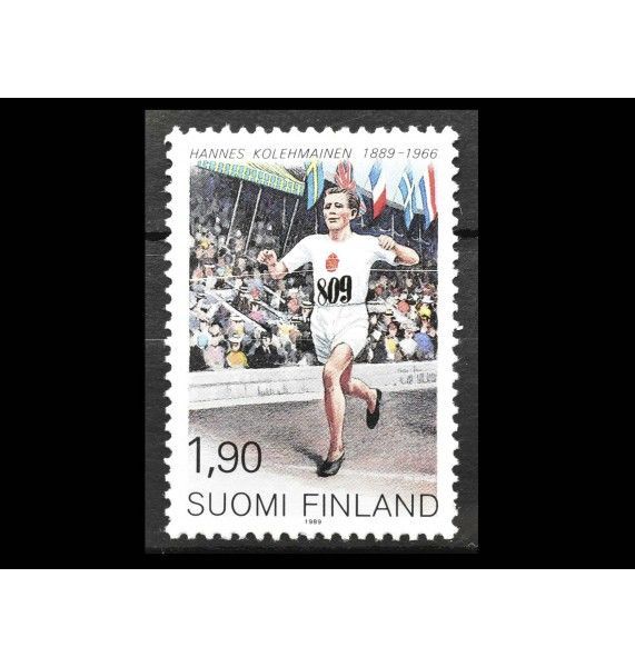 Финляндия 1989 г. "100 лет со дня рождения Ханнеса Колехмайнена" Финляндия 1989 г. "100 лет со дня рождения Ханнеса Колехмайнена"