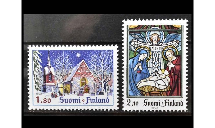 Финляндия 1992 г. "Рождество"