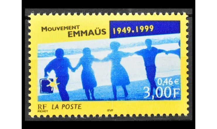 Франция 1999 г. "50 лет движению Эммаус"