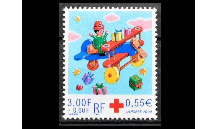 Франция 2000 г. "Красный Крест: Рождество и Новый год"