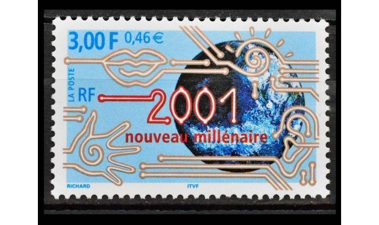 Франция 2000 г. "Новое тысячелетие"