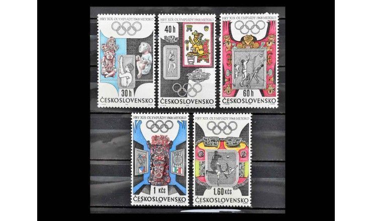 Чехословакия 1968 г. "Летние Олимпийские игры, Мехико"
