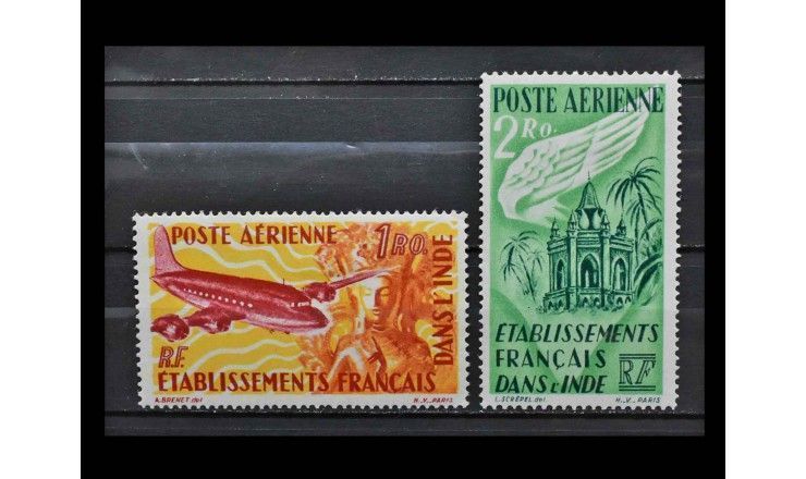 Французская Индия 1948/1949 г. "Стандартные марки" 