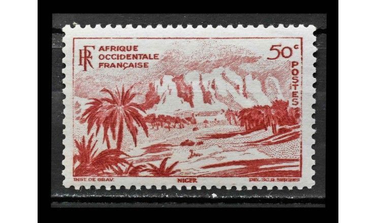 Французская Западная Африка 1947 г. "Стандартные марки: Местные мотивы" 