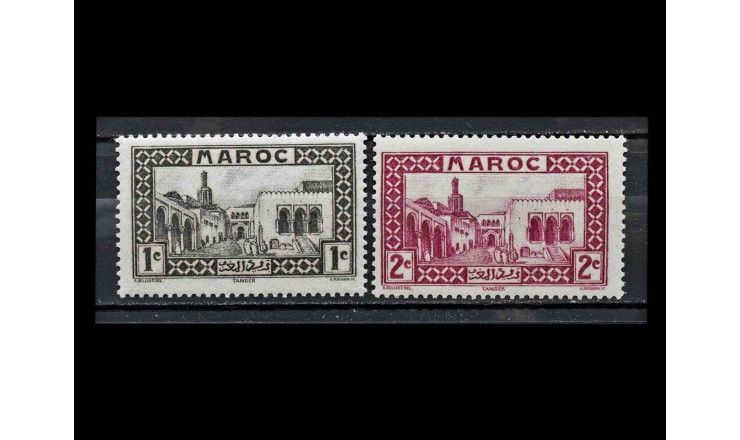 Марокко 1933 г. "Стандартные марки: Пейзажи и здания"