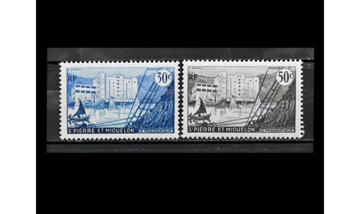 Сен-Пьер и Микелон 1955 г. "Холодильный склад"  