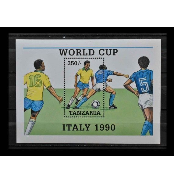 Танзания 1990 г. "Чемпионат мира по футболу, Италия"
