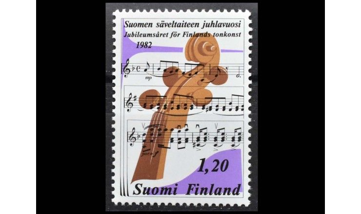 Финляндия 1982 г. "Финское музыкальное искусство"