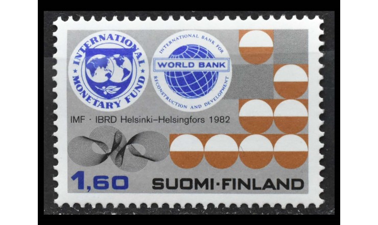 Финляндия 1982 г. "Собрание комитетов Международного валютного фонда и Всемирного банка"