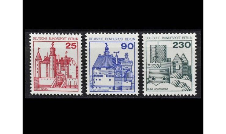 Западный Берлин 1978/1979 гг. "Стандартыне марки: Замки и дворцы"