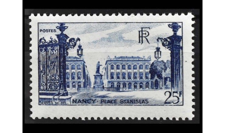 Франция 1946/1948 гг. "Стандартные марки: Ландшафты"