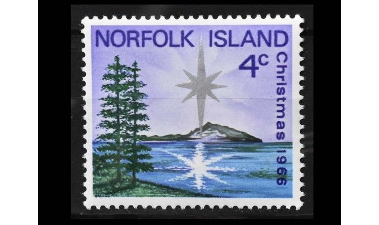Остров Норфолк 1966 г. "Рождество"