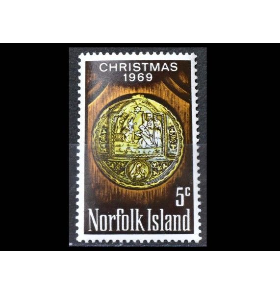 Остров Норфолк 1969 г. "Рождество"