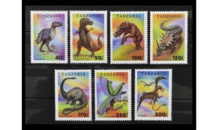 Танзания 1994 г. "Доисторические животные" 