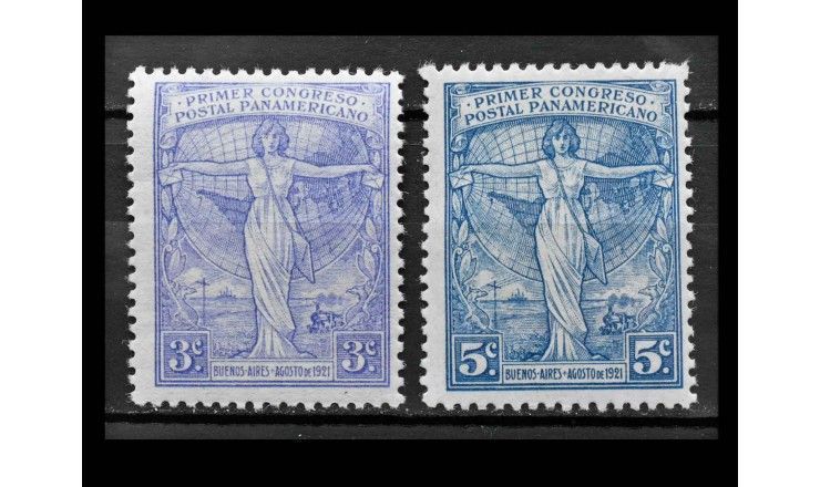 Аргентина 1921 г. "1-й Панамериканский почтовый конгресс"
