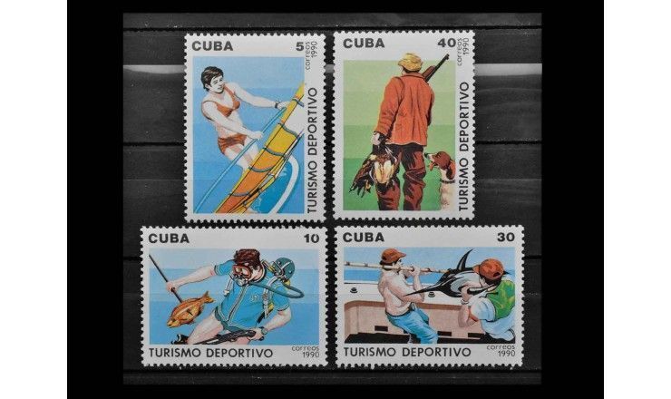 Куба 1990 г. "Спорт и туризм"