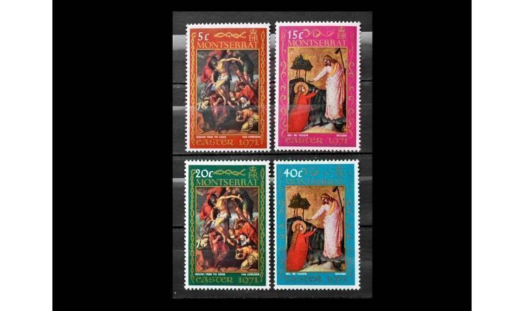 Монтсеррат 1971 г. "Пасха: Картины на библейские темы"
