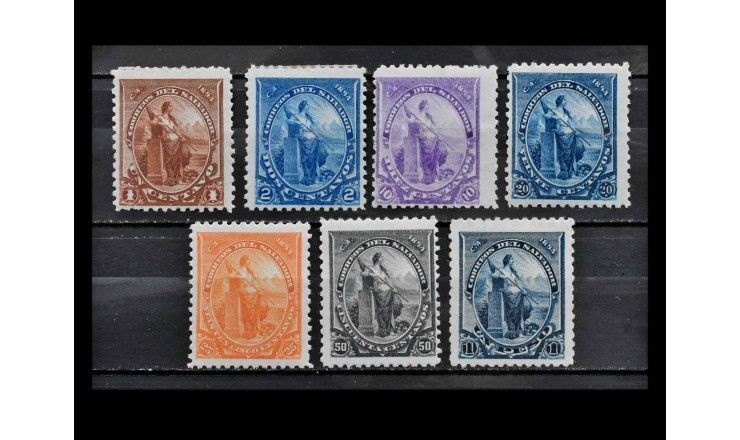 Сальвадор 1894 г. "Аллегория свободы"