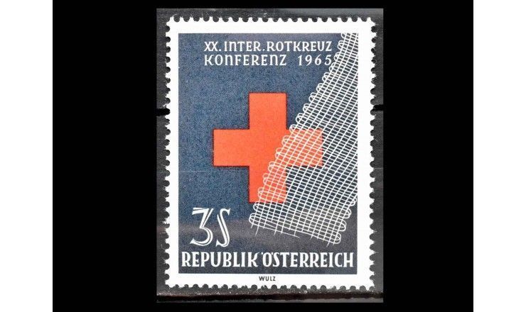 Австрия 1965 г. "XX Международная конференция Красного Креста, Вена"