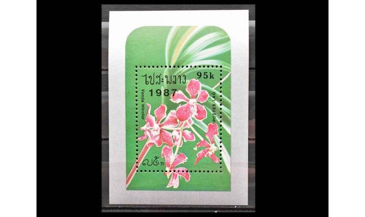 Лаос 1987 г. "Орхидеи"