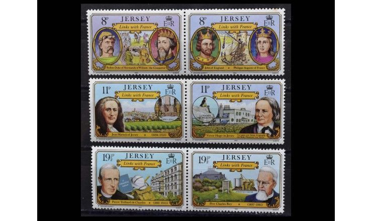 Джерси 1982 г. "Историческая связь между Джерси и Францией"