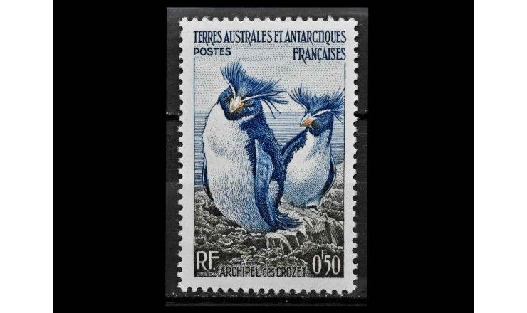 ТААФ (Французские Южные и Антарктические Территории) 1956 г. "Пингвины"